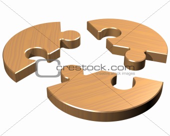 Round jigsaw