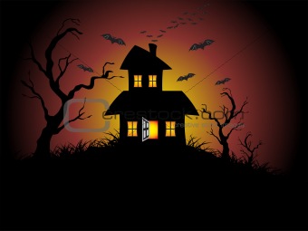 illustration of halloween background series2 set13