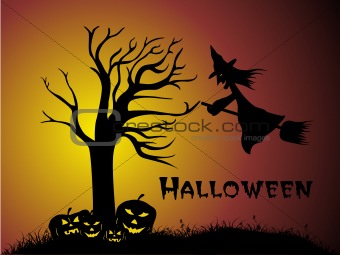 illustration of halloween background series2 set2