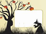 illustration of halloween background series2 set3