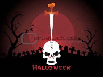 illustration of halloween background series3 set5