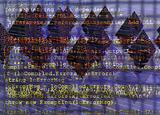 Programming Code With Grid on Digital Fantasy Pyramids Backgroun