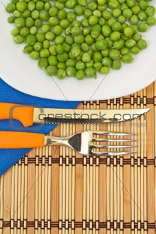 Vegetarian food - peas