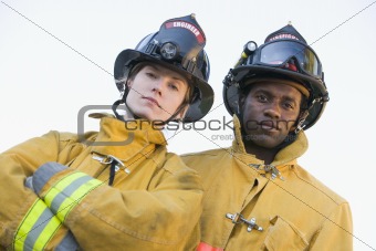 Portrait of firefighters