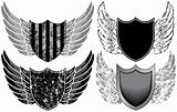 Shields with Wings