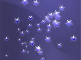 Flying stars illustration