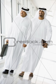 Two Middle Eastern businessmen