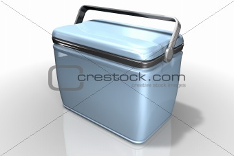 Cool box isolated on a white background 