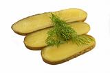 Dill on Gherkin Slices