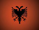 vector national Flag of Albania