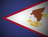 vector national Flag of American Samoa