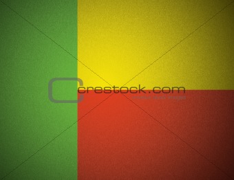 vector national Flag of Benin