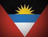 vector national Flag of Antigua & Barbuda