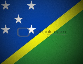 vector national Flag of Solomon Island