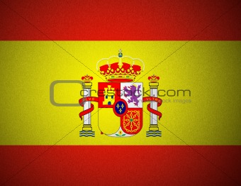 vector national Flag of Spain