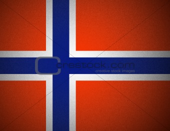 vector national Flag of Svalbard