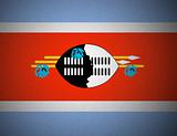 vector national Flag of Swaziland