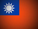 vector national Flag of Taiwan