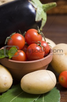 fresh vegetables composition