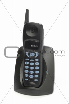 Wireless black telephone