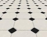 marble tiled floor