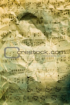 Music note background