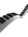 Piano keyboard render