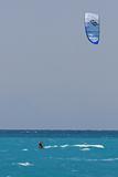 kite boarder  on  Lefkas Island