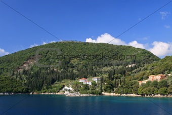 the Ionian island of Lefkas Greece