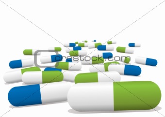 blue green pills