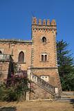 Exterior of an old Castle on Corfu island Greece