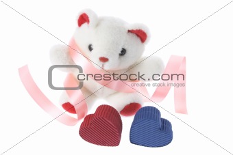 Teddy Bear and Gift Boxes