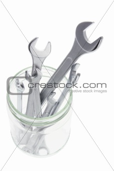 Spanners in Glass Jar
