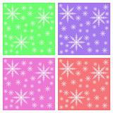 Snowflake background for Postcards