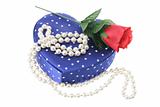 Pearl Necklace on Gift Box