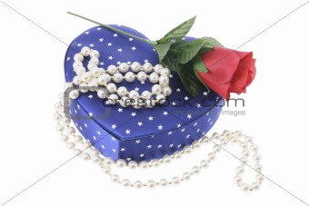 Pearl Necklace on Gift Box