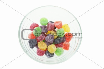 Lollies in Glass Bowl