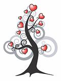 abstract love tree