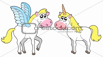 Pegasus and unicorn