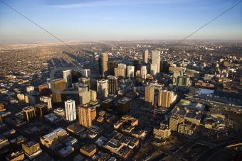 Cityscape of Denver, Colorado, USA.