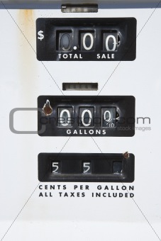 Old gas meter