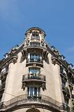Apartment building facade, Paris, France