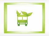 logo ecology green bus