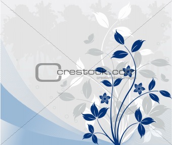 Floral  vector background
