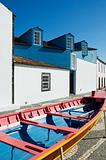 Facade of the Whalers Museum in Lages do Pico, Azores