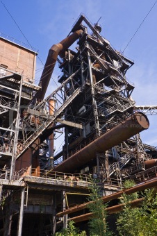 Abandoned metallurgical plant