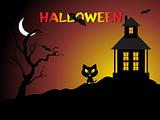 illustration of halloween background series3 set11