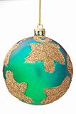 Christmas bauble isolated