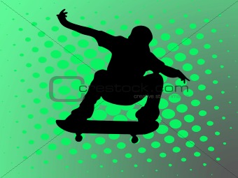 skating man