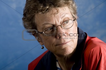 Portrait of a senior woman sailor